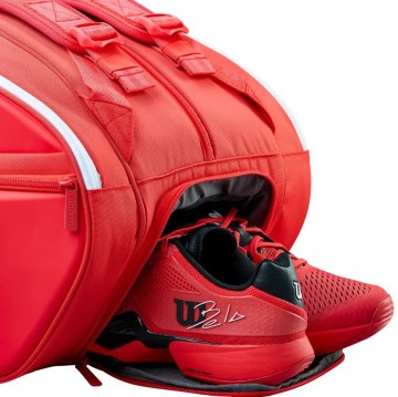 Borsone WILSON SUPER TOUR BELA rosso unisex -  WR8913001001