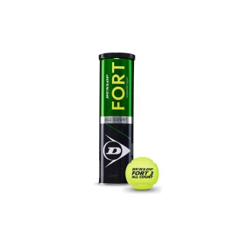 Cartone da 18 tubi Dunlop FORT All Court - tubi da 4  palline da tennis + OMAGGIO